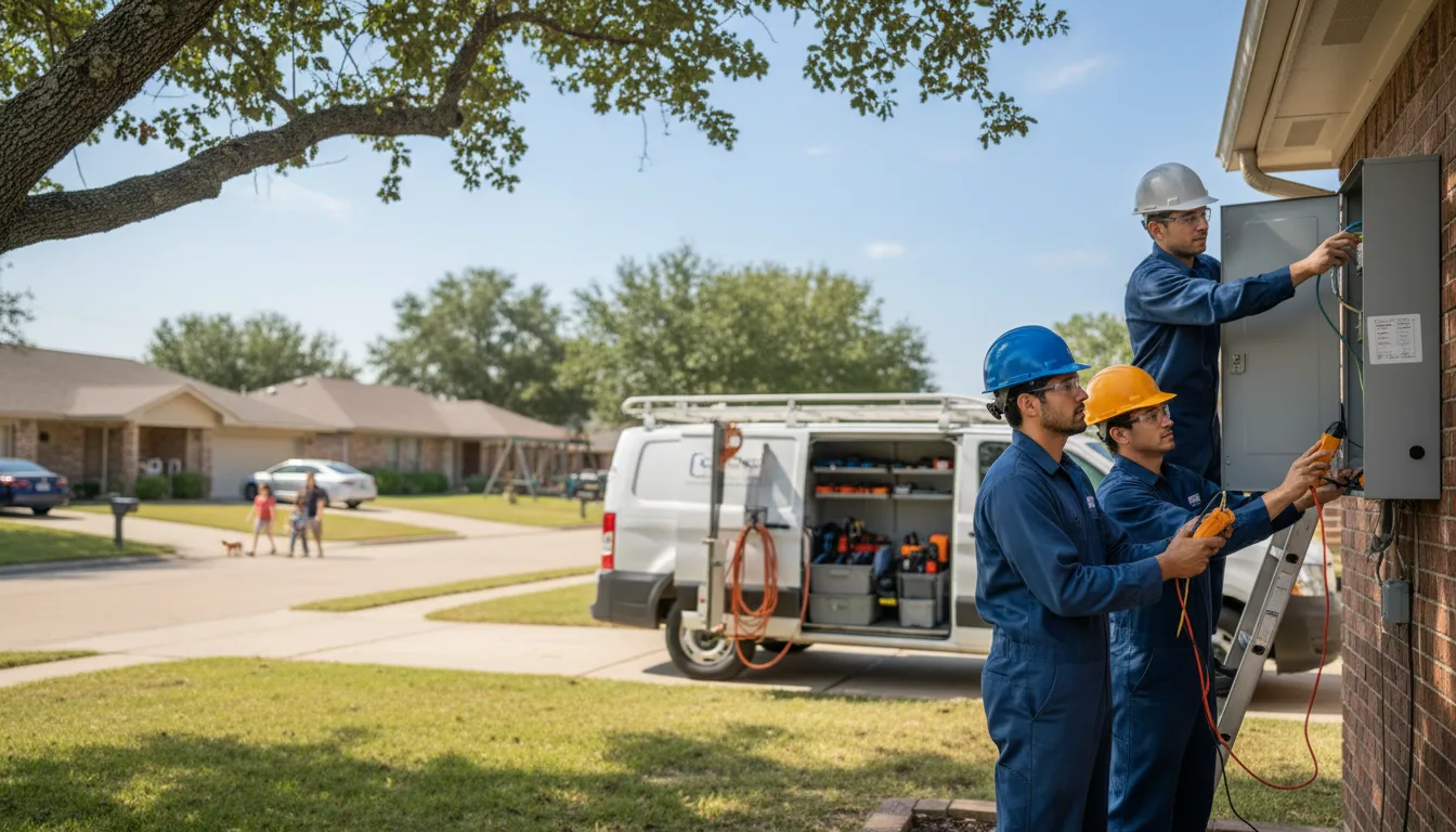 Certified electrician providing emergency electrical services in Lloyd, FL